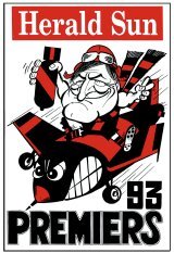 1993 Essendon Reprinted Grand Final poster.